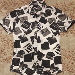 G By Guess Mens Button Down Shirt